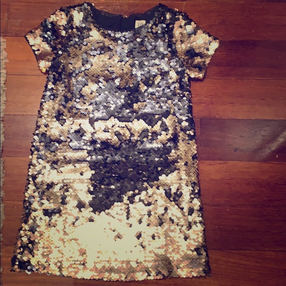 girls flippy sequin dress